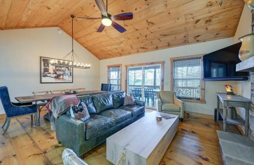 Deer Run House | Sapphire Valley Resort Cabin with Fireplaces and Grill