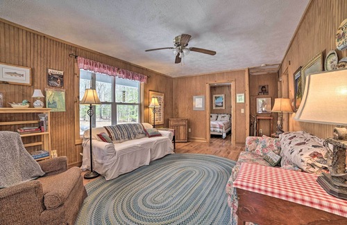 Indian River Cabin | Secluded Indian River Retreat w/Fire Pit!