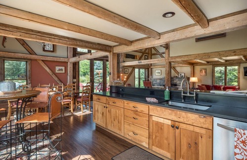 Sunday River Area House | Ski Barn - Stunning timber frame barn with views of Sunday River Ski Resort