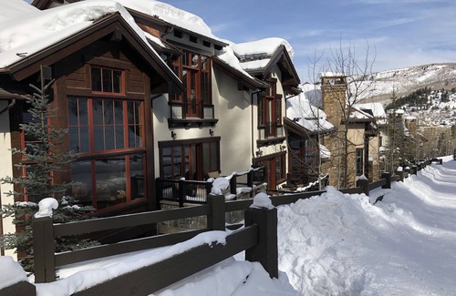 Village Walk House | SKI-IN SKI-OUT LUXURY Town Home! Walk to Beaver Creek Village with Hot Tub!