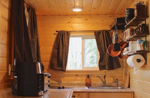 Forks Cabin | Sol Duc Den- East · Sol Duc Den-East, A tiny cabin with big adventures