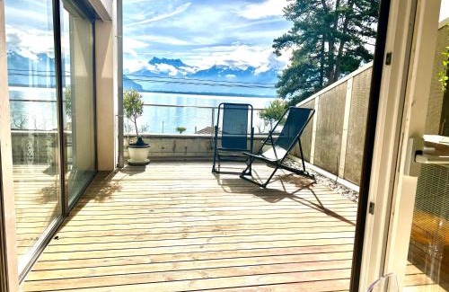 Montreux City Centre Apartment | Spa luxury app for 2 or 4 pers centre lac view