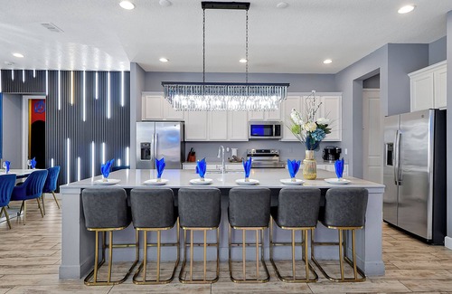 Kissimmee Villa | Spacious Bowling Villa, Lake Views, 14 Bdr/14bath, close to Disney, Sleeps 38