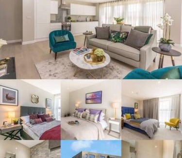 Livesey Apartment | Spacious Modern 3 Bed Apartments in London Bridge with Netflix and Free Carpark
