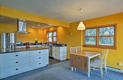 Iron River Cabin | Spider Lake Cabin: Boathouse, Canoe, Deck & Sauna!