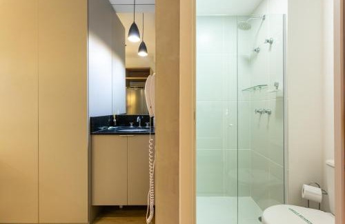 Santo Amaro Apartment | Stúdio Moderno | Gym | Piscina Rooftop | Market