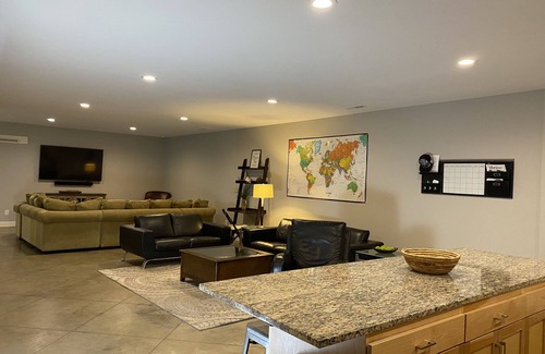 Lawrence Apartment | Steps from KU, Private Guest Suite & Game Room