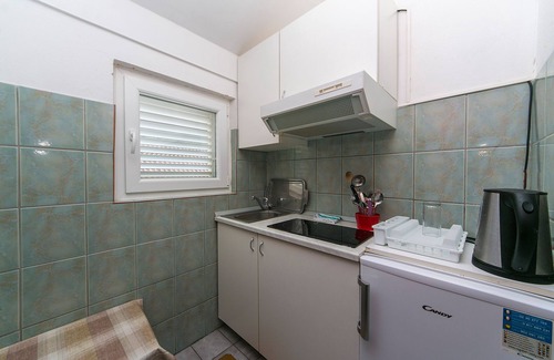 Gradac Apartment | Studio flat with balcony and sea view Podaca, Makarska (AS-516-c)