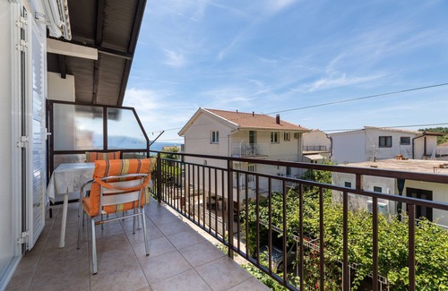 Gradac Apartment | Studio flat with balcony and sea view Podaca, Makarska (AS-516-c)