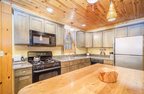 Cheboygan County Cabin | Sturgeon Riverfront Cedar Cabin