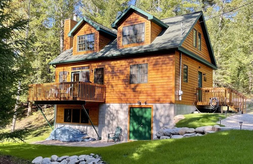 Cheboygan County Cabin | Sturgeon Riverfront Cedar Cabin