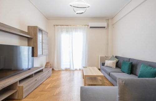 Ampelokipoi Apartment | Stylish 2BR by Panormou Metro