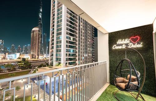 Za'abeel 2 Apartment | Stylish Burj khalifa view 5 Star 4BD Apartment in Downtown with Dubai Mall access - Brand New Apartment