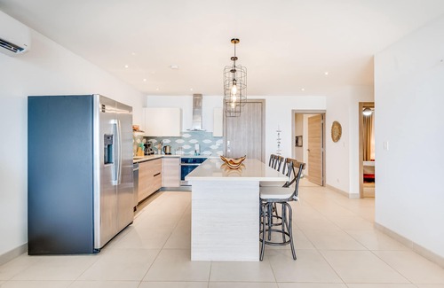 Tamarindo Apartment | Stylish, ocean-view condo on ground floor with pool, washer/dryer, & patio
