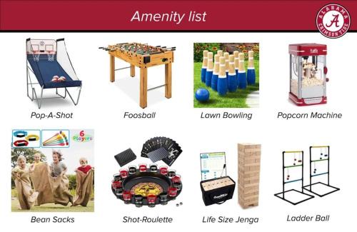 Northport House | The Crimson Retreat Only 5 miles to the Stadium BBQ Coffee Games
