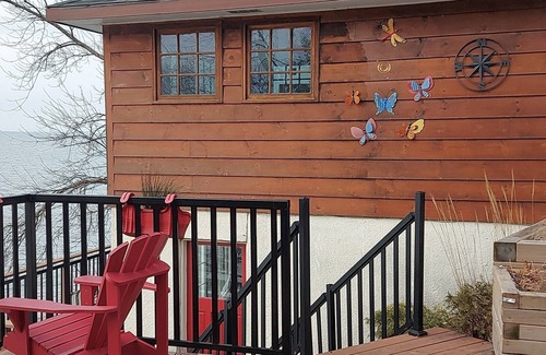 Brock Cottage | Two Story Boathouse Located On East Side of Lake Simcoe