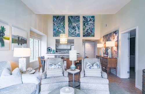 South Beach Condo | Updated & Gorgeous End Unit with Spectacular Views of Pool & Sound. South Beach Oasis Awaits you!