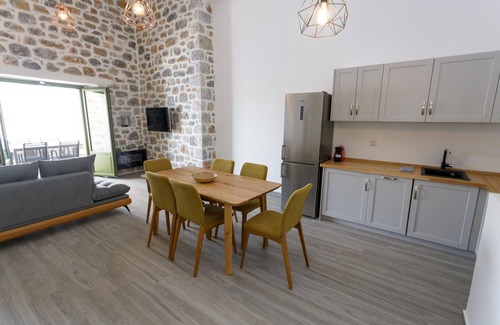 Limeni House | Villa ARIS with shared pool, exposed position over the sea, Peloponnese