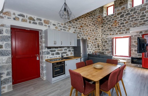 Limeni House | Villa ATHINA with private pool in exposed position over the sea, Peloponnese