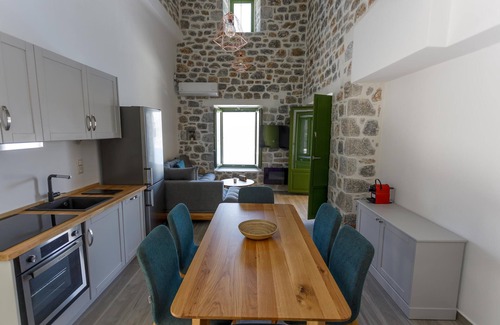 Limeni House | Villa ERMIS with shared pool in exposed position over the sea, Peloponnese
