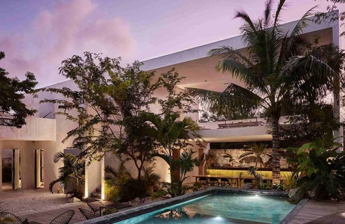 Ek Balam Village Villa | Villa rental in Tulum on the Riviera Maya - 8 bedrroms - Pool - beach