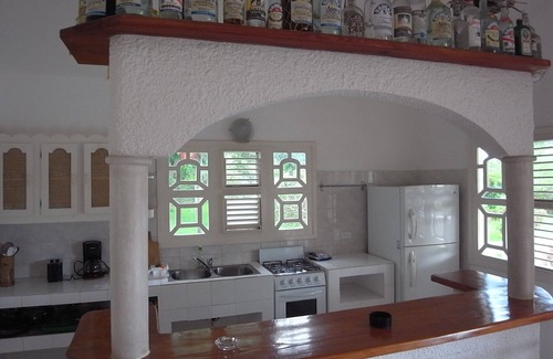 Las Galeras Apartment | Villa with 2 bedrooms, 2 bathrooms, living, kitchen, terrace, garden, pool