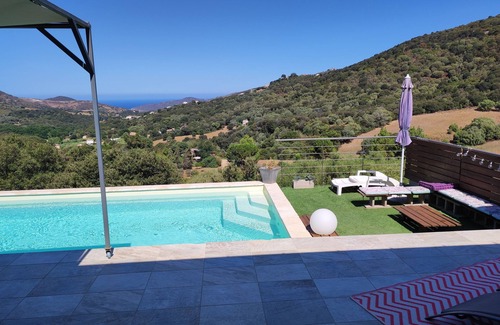 Alata House | Villa with unobstructed view of sea and scrubland, not overlooked