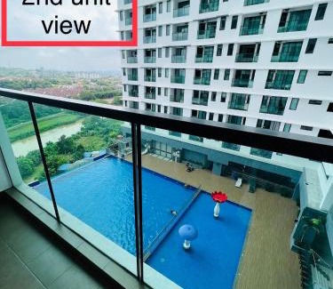 Kajang Apartment | Vista Bangi 1 Bedroom service apartment with swimming pool