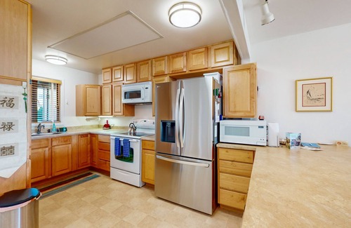 Port Ludlow Condo | Water-view condo with deck, grill, yard games, resort pools, hot tub, and gym