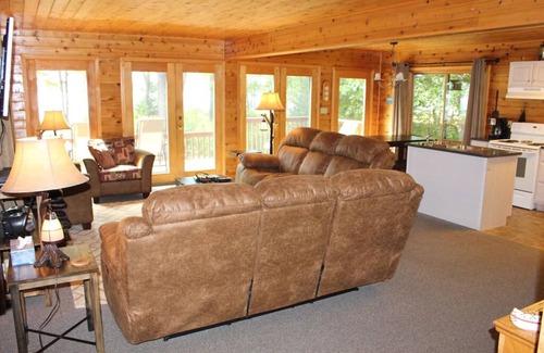 Sault Ste. Marie Cabin | Waterfront Sugar Island Cabin! Freighters, Fishing.
