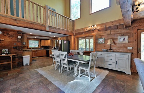 Iron River Cabin | Whispering Waters Lodge with Waterfall, Pond and Trails on Property in Delta, WI