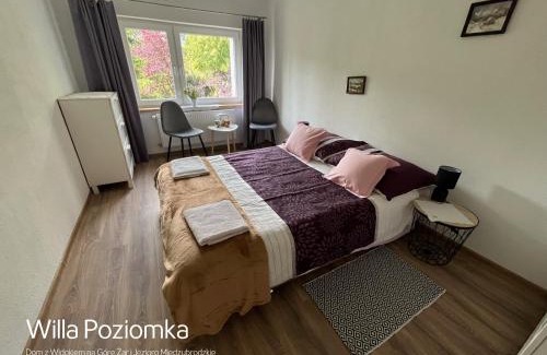 Miedzybrodzie Bialskie Villa | Willa Poziomka z tarasem i widokiem na Górę Żar i Jezioro Międzybrodzkie