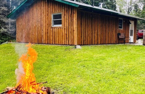 Iron River Cabin | Woodland Retreat - 10 acres of secluded, wooded trails for you to hide-a-way!