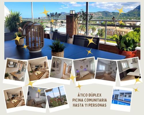 Ático Dúplex Baladrar Gran Terraza 8Km Playa Dénia-Oliva Nova Golf -IDEAL Familias y Grupos