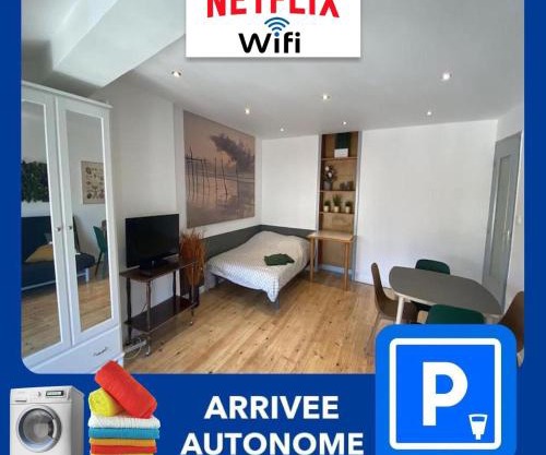 018 CHIC & COSY F1 41m2 HYPERCENTRE WIFI SMART TV NETFLIX
