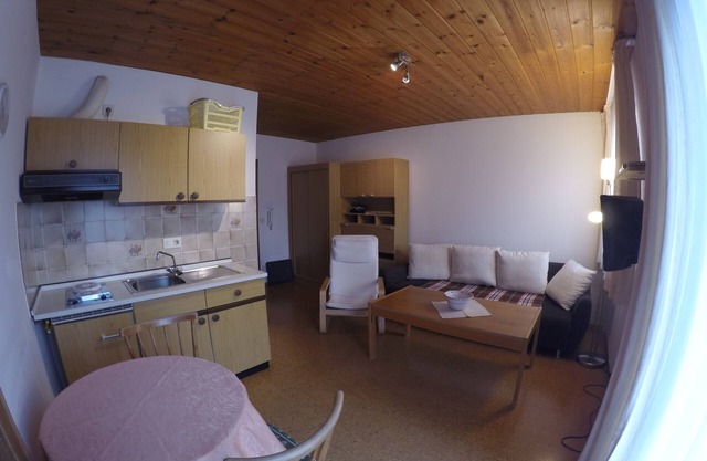 06 Apartment Schellenberg 35 sqm. max. 3 pers., kitchen, extra bedroom, balcony or terrace