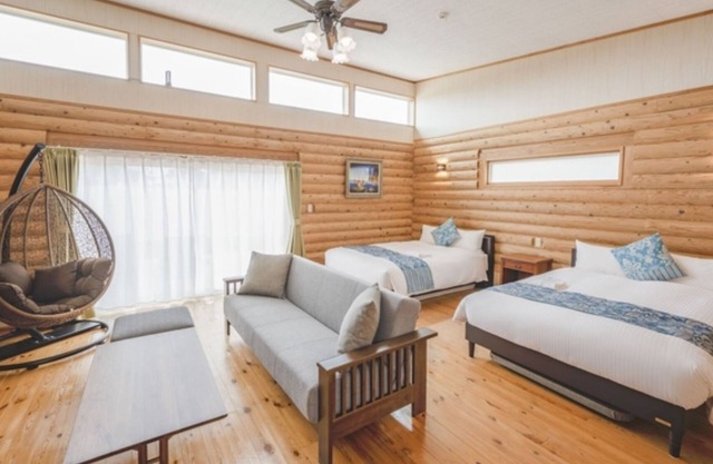1 night Log house with private BBQ garden outd/Miyakojima Okinawa