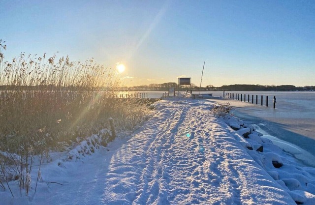 1 room apartment with Schlei view directly on the water