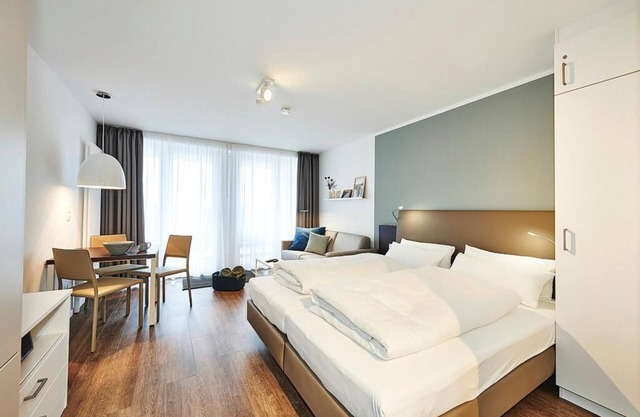 1-zimmer Apartment in Strandnähe mit Balkon und Inkl. Schwimmbad- & Saunanutzung