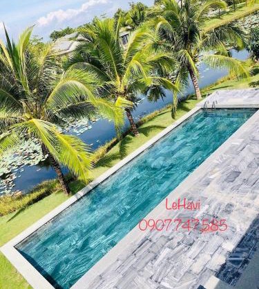 10 Biệt thự Cao cấp View Hồ 350m2 BBQ hồ bơi sân vườn gần cầu ra biển