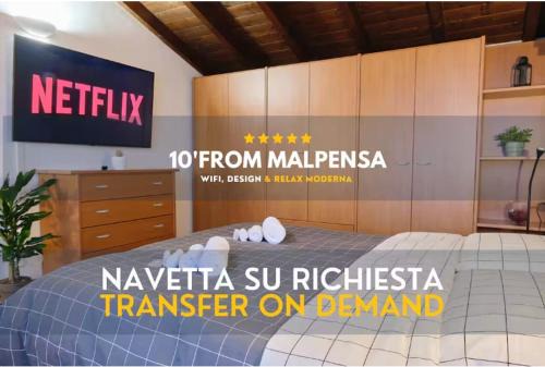 10' from Malpensa & transfert on demand