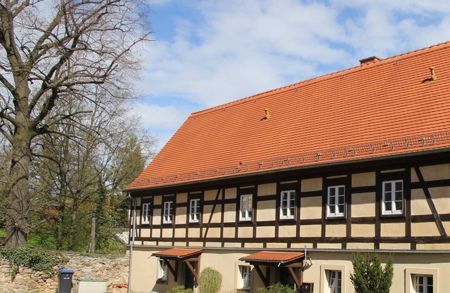 10 km to Dresden - Modern apartment in the farm with own horses, garden pool