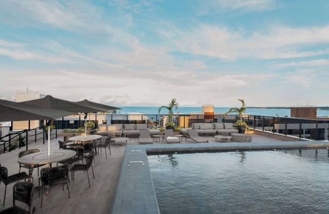 100 meters from Tambaú Beach! Modern flat with leisure facilities and sea view