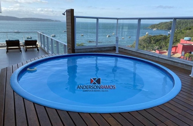 1082 - Flat Vista para o Mar e Piscina privativa em Bombinhas
