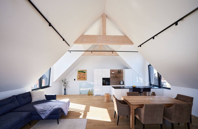 140 m² designer apartment with fantastic panoramic roof terrace in Salzburg
