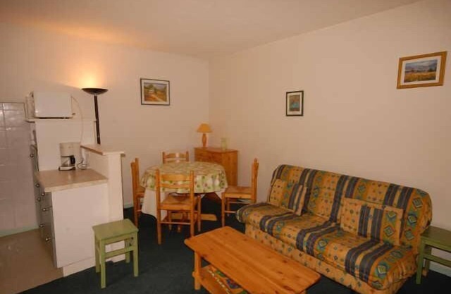 150m from ski slopes, 4th floor, view ski slopes, balcony, tv, 29m², Gourette
