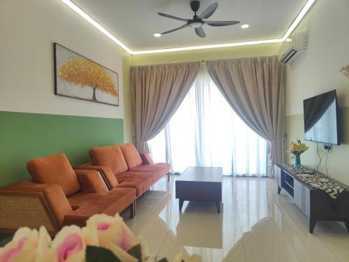 16Johor, nearCIQ, Danga bay Free parking 3BR 15pax