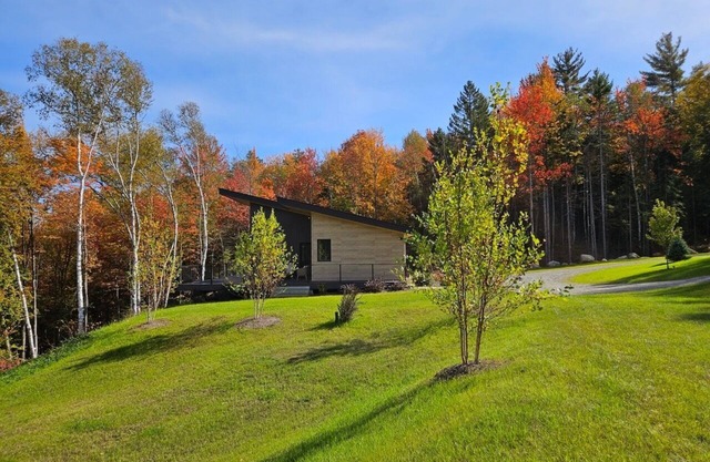 1B Contemporary cabin in magnificent setting, luxury and comfort, hot tub, AC!