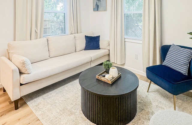 1BR Hideaway w/Firepit, String Lights & Relaxing Outdoor Space
