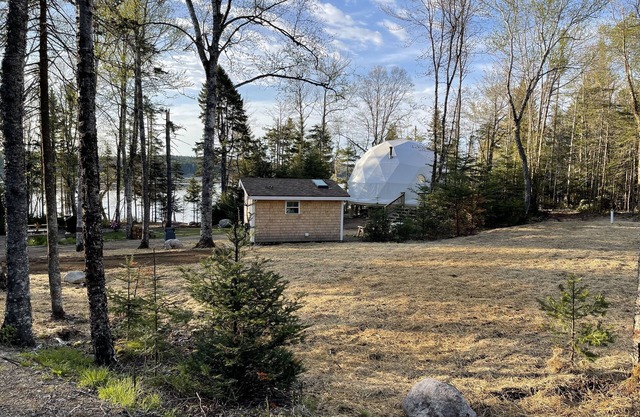 2-Acre DOME + Tiny House Cabin on OCEAN w/HT & AC